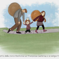 Immagine tratta dalla storia illustrata: La Principessa Canterina