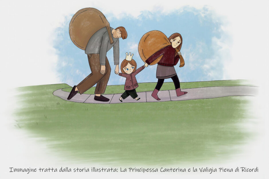 Immagine tratta dalla storia illustrata: La Principessa Canterina